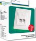 Digitus CAT 5e mod wall outlet. shield - DN-9001-N 5