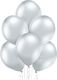 Belball Balony chromowane Srebrne, B105, 30 cm, 100 szt. 1