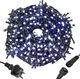 Lampki choinkowe Springos 500 LED biało-niebieskie 1
