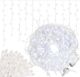 Springos Kurtyna świetlna 500 led girlanda, lampki wewnętrzno-zewnętrzne sople zimny biały z flash UNIWERSALNY 11