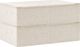 vidaXL Pojemniki, 2 szt., tkanina, 70x40x18 cm, kremowe 6