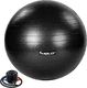 Movit MOVIT Piłka gimnastyczna z pompką, 85 cm, czarny 1