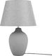 Lampa stołowa Shumee Lampka nocna ceramiczna szara FERGUS 1