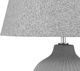 Lampa stołowa Shumee Lampka nocna ceramiczna szara FERGUS 3