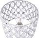 Lampa stołowa Shumee Lampa stołowa metalowa srebrna TENNA 3
