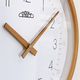 MPM-Quality Zegar ścienny drewniany, modne kolory - 3854.5300 3