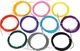 NoboKids Wkład Długopis 3D Pen 10szt Filament PLA 5m/1,75mm 1