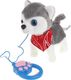 NoboKids Piesek Interaktywny Chodzi na Smyczy Szczeka Husky 4