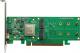 Kontroler Highpoint PCIe 4.0 x16 - 2x M.2 NVMe (SSD7502) 1