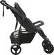 Wózek vidaXL Wózek spacerowy dla bliźniaków, antracytowy, stalowy 4