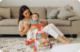 Ricokids Pchacz stolik edukacyjny 2w1 RK-810 biało-czerwony 8