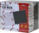 Logo Box na 1 szt. CD, przezroczysty, czarny tray, 10,4 mm, 10-pack 1