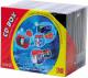 Logo Box na 1 szt. CD, przezroczysty, czarny tray, 10,4 mm, 10-pack 3
