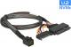 Delock SFF 8643 - SFF-8639 + SATA 15-pin, 0.5m, Czarny (84819) 1