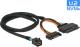 Delock SFF 8643 - SFF-8639 + SATA 15-pin, 0.75m, Czarny (84821) 1