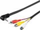 Kabel Jack 3.5mm - RCA (Cinch) x3 1.5m czarny 1