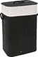 Kosz na pranie Vilde 60L czarny 1