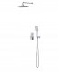 Zestaw prysznicowy Cersanit S952-029 SET B342 ZESTAW PODTYNKOWY LARGA Z BATERIĄ WAN-NAT CHROM CERSANIT 1