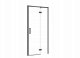 Cersanit S932-125 DRZWI NA ZAWIASACH KABINY PRYSZ LARGA CZARNA 100X195 PR SZKŁO TRANS// KNC.DRZ-LARGA-100X195-TR-P-CZ 1