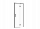 Cersanit S932-124 DRZWI NA ZAWIASACH KABINY PRYSZNICOWEJ LARGA CZARNA 90X195 PRAWE TRANS // KNC.DRZ-LARGA-90X195-TR-P-CZ 1