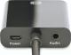 Adapter AV Digitus HDMI - D-Sub (VGA) + Jack 3.5mm czarny (DA-70461) 1