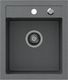 Zlewozmywak Steiner JOHNNY 100 Steingran  granitowy szary 1-komorowy z/o (43x50x20), z syfonem i zaślepką stal szlachetna 1