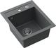 Zlewozmywak Steiner JOHNNY 100 Steingran  granitowy szary 1-komorowy z/o (43x50x20), z syfonem i zaślepką stal szlachetna 2