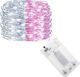 Lampki choinkowe Springos 100 LED różowe 2