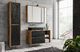 Comad Szafka pod umywalkę nablatową HAMPTON CONCRETE 824-100BL ciemny beton/dąb 2