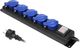 Orno Przedłużacz warsztatowy bryzgoszczelny z wyłącznikiem, 5 gniazd 2P+Z (Schuko), IP44, przewód gumowy, H05RR-F 3x1,5mm?, długość 3 1