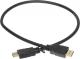 Kabel HDMI - HDMI 0.5m czarny (HDMI-0.5) 1