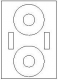 Logo Etykiety na CD A4, matowe, białe, 25 szt. 1