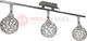 Lampa sufitowa STRUHM Lampa ozdobna plafon LANCASTER 3 chrome G9 Vitalux 2