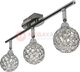 Lampa sufitowa STRUHM Lampa ozdobna plafon LANCASTER 3 chrome G9 Vitalux 3