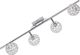 Lampa sufitowa STRUHM Lampa ozdobna sufitowa LANCASTER-4 chrome 4xG9 Vitalux 1