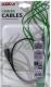 Kabel USB Logo USB-A - miniUSB 0.6 m Przezroczysty (31184) 1