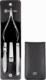Zwilling CLASSIC INOX Neats leather case, black, 4 pc 1