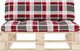 vidaXL Ogrodowa sofa środkowa z palet, impregnowane drewno sosnowe 3