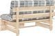 vidaXL Ogrodowa sofa środkowa z palet, impregnowane drewno sosnowe 5