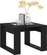 vidaXL Stolik boczny, czarny, 50x50x35 cm, płyta wiórowa 4
