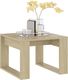 vidaXL Stolik boczny, dąb sonoma, 50x50x35 cm, płyta wiórowa 4