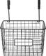 Koszyk prysznicowy Orion Koszyk zawieszany metalowy kuchenny łazienkowy czarny półka na drzwi drzwiczki szafki 1