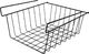 Vilde Kosz koszyk podwieszany pod półkę organizer czarny metalowy loft 27,5 cm 2