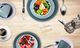 Orion Talerz deserowy płaski ceramiczny pastelowy RELIEF 21 cm różowy 5