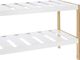 Storage Solutions Regał BAMBUSOWY stojak na buty 2 poziomy 4