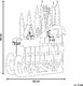 Kalendarz adwentowy Shumee Figurka dekoracyjna LED sanie 9