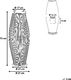 Shumee Lampion drewniany 72 cm czarny TAHITI 4