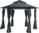 Shumee Pawilon ogrodowy 350 cm ciemnoszary PORTEL 1