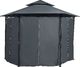 Shumee Pawilon ogrodowy 350 cm ciemnoszary PORTEL 2