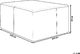 Shumee Pokrowiec ogrodowy 230x225x65 cm Grande, XXL 7